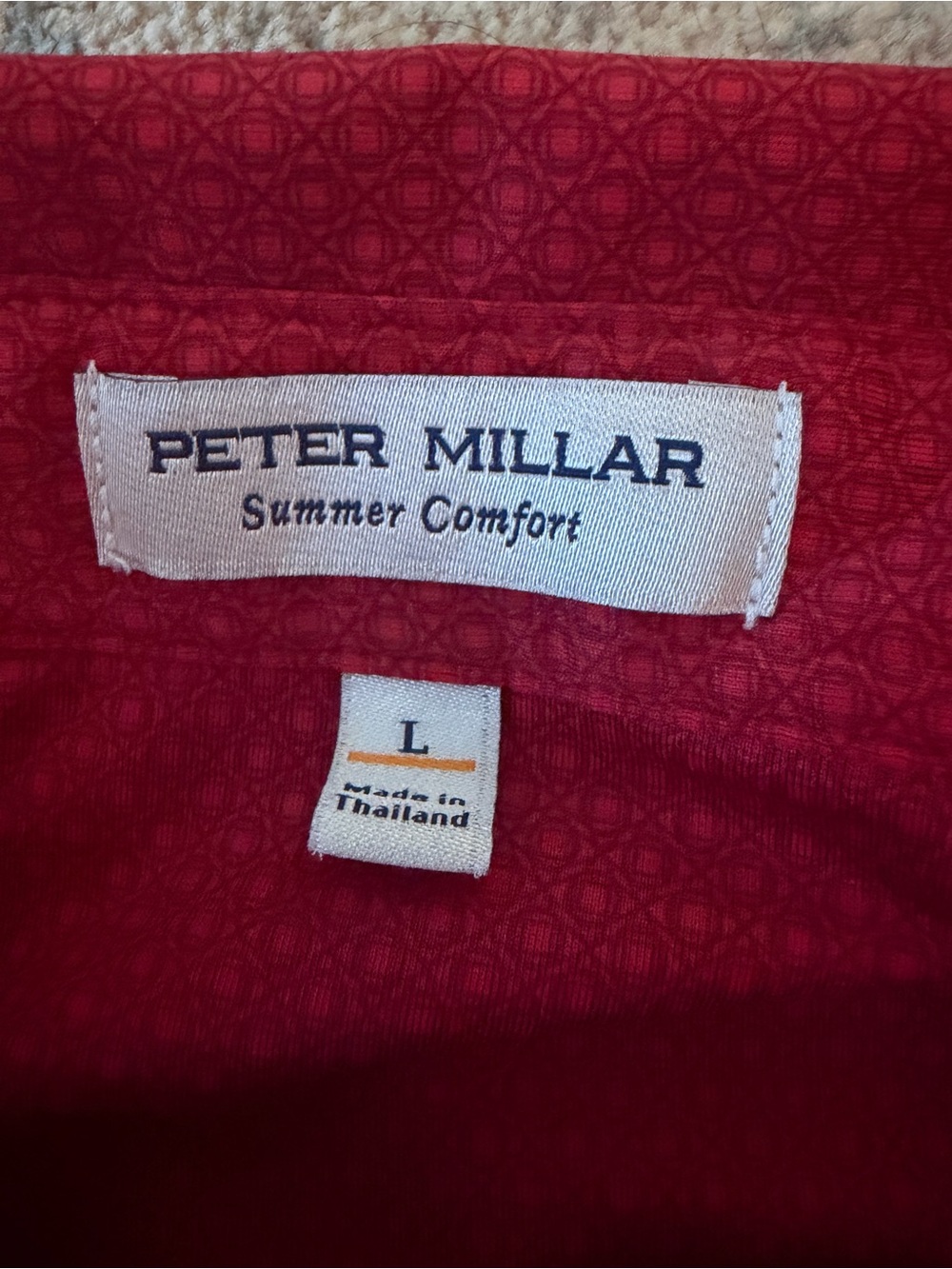 Peter Millar University of Alabama Red Polo - Large - Picture 3 of 4